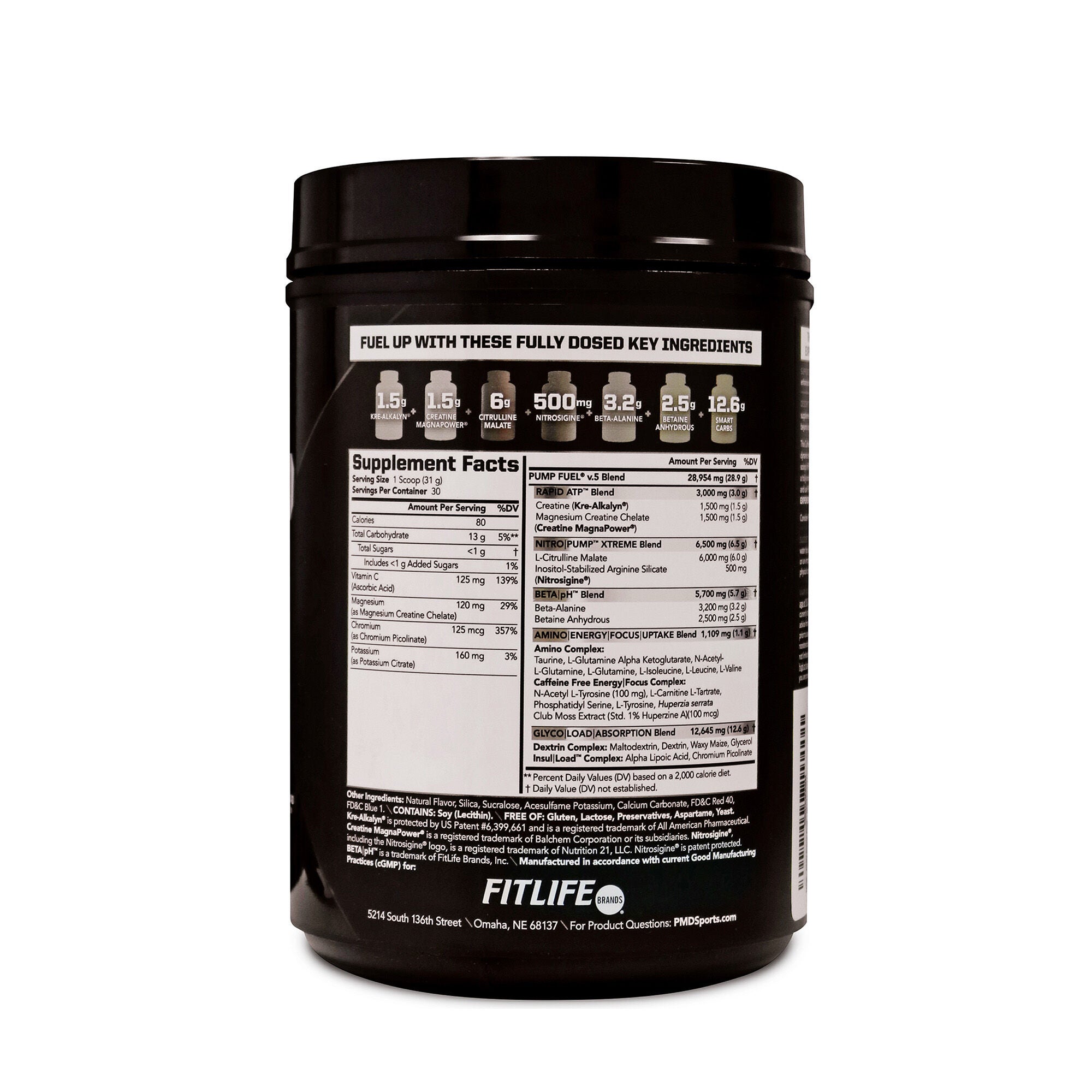 Ultra Pump Fuel&reg; Caffeine Free - Blackberry Lemonade (30 Servings)